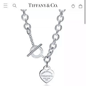 Return to Tiffany Heart Tag Toggle Necklace